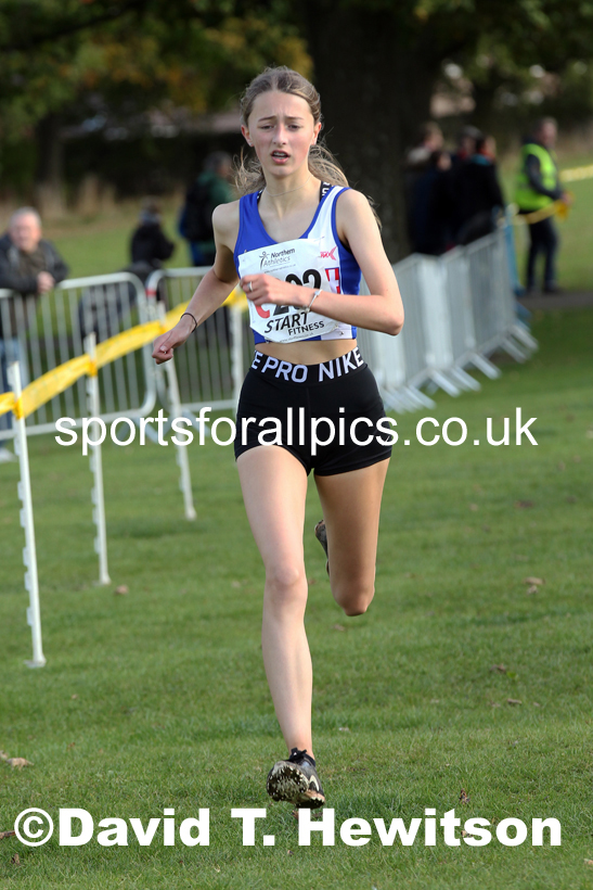 Womens under-17s Northern Cross Country Relays, Graves Park, Sheffield. Photo: David T. Hewitson/Sports for All Pics